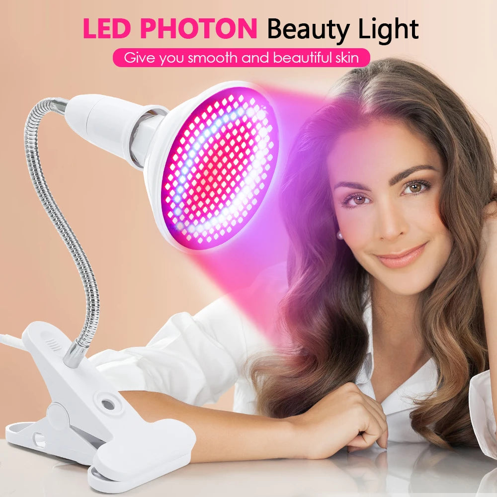 EU Anti Aging Red blue led Light Therapy Deep Red 660nm Near Infrared 850nm Beauty plant grow light bulb lamp for Full Body Skin