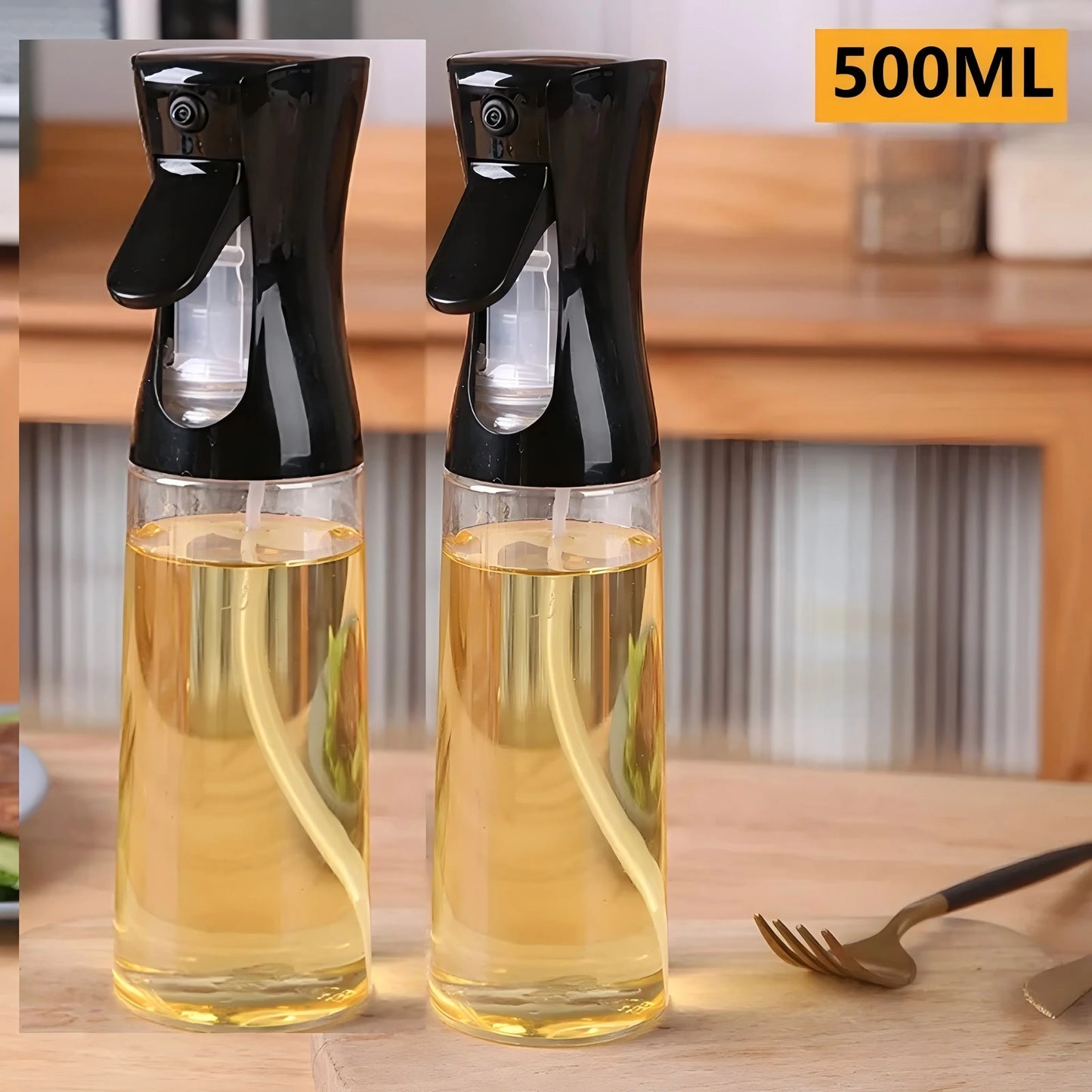 200/300/500ML Pneumatic Spray Bottle Fitness Barbecue Spray Oil Dispenser Kitchen Oil Spray Bottle Cooking Olive Oil Sprayer