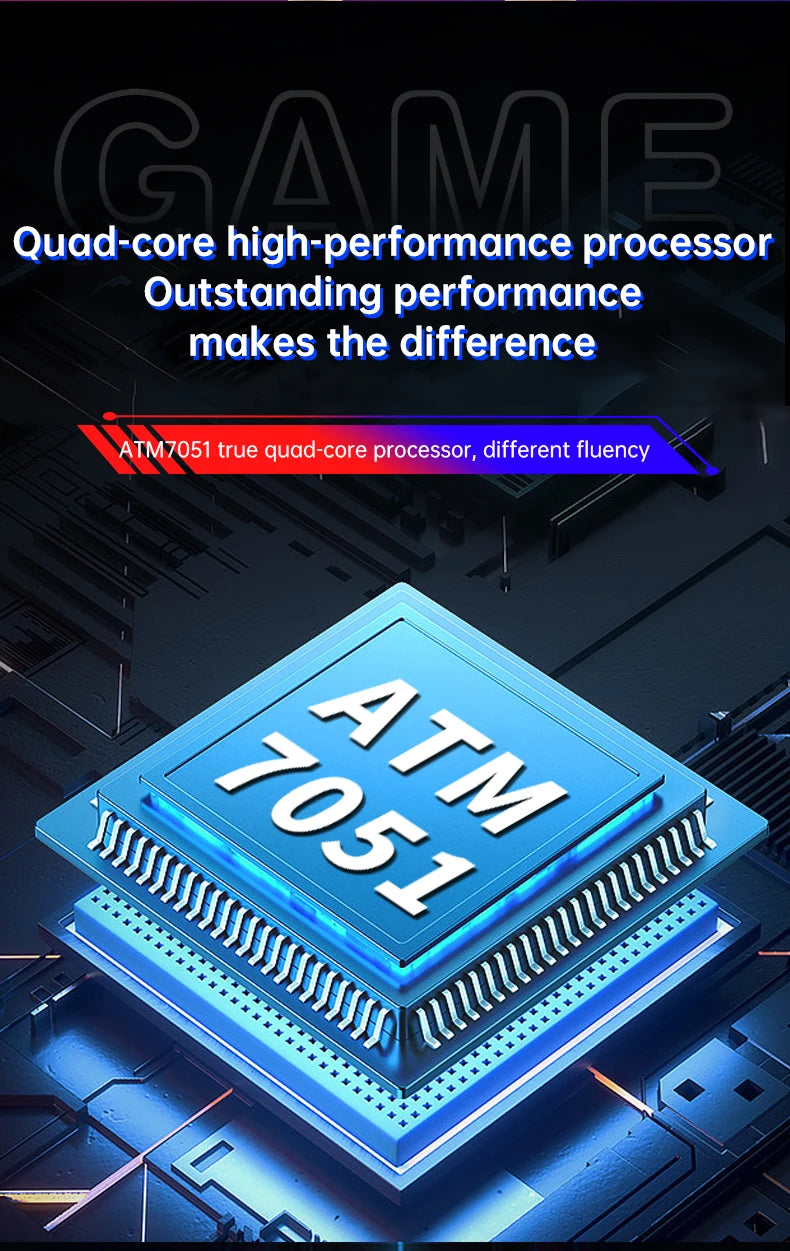 X80 Retro Handheld Game Console 7 Inch Screen HD TV Portable Game Player Built-in 16GB 10000 Games 10 Simulators for PS/PS1/MAME