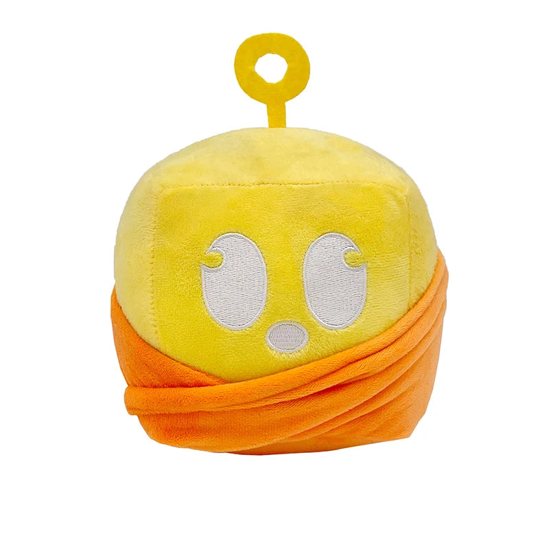 15cm Blox Fruits Plush Toys Anime Bloxfruits Devil Fruit Leopard Pattern Box Plush Pillow Soft Stuffed Toy Doll Children Gifts