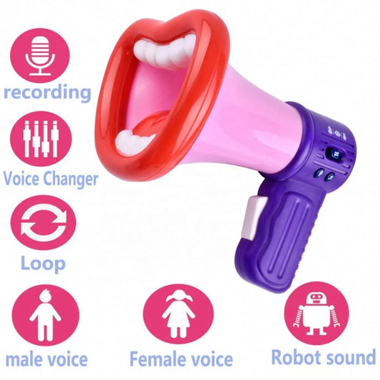 Kids Voice Changer Toy Fun Handheld Speaker Vocal Toys New Big Mouth Funny Megaphone Recording Toy Children Voice Changer Toy