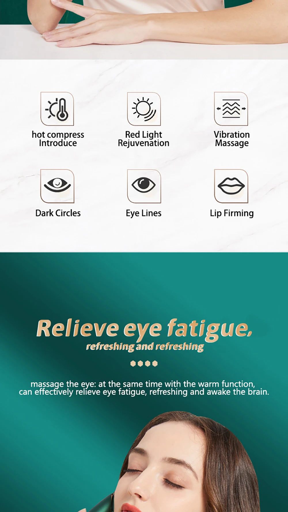 HIFU New Instrument Anti-Wrinkle Lift Tightening Photon Therapy Facial Massager Beauty Device Skin Care Beauty Tools Eye Massage