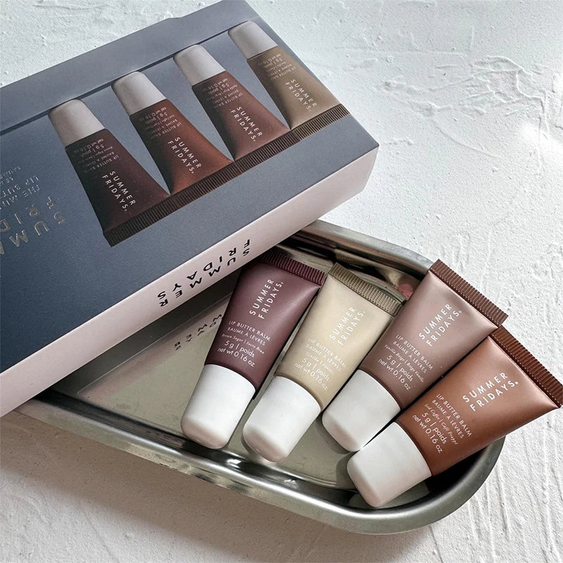 Summer Fridays Lip Balm Moisturizing Mirror Lip Gloss Lip Vanilla Pink Sugar Coffee Cake Smell Lipstick Transparent Oil Makeup