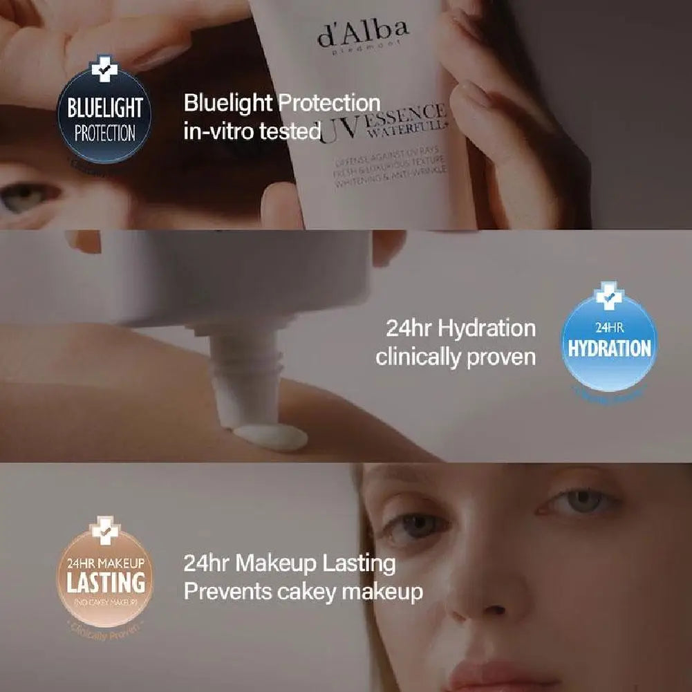 50ML UV Essence Waterfull Sun Cream 50mL SPF50+ PA++++ Moisturizing Gentle Nourishing Moisturzing Refreshing Skin Care