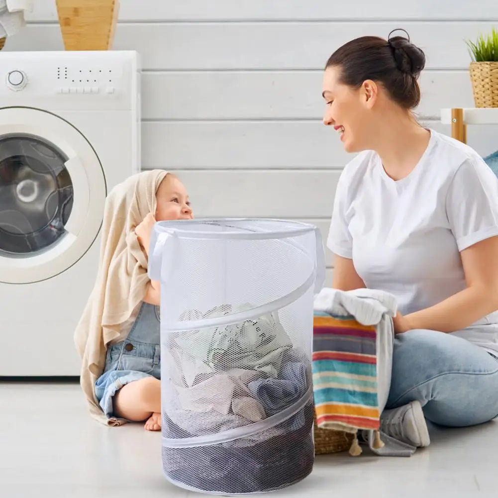Laundry Basket Sturdy Construction Clothes Hamper Capacity Dirty Clothes Basket with Handle for Easy Access for Versatile