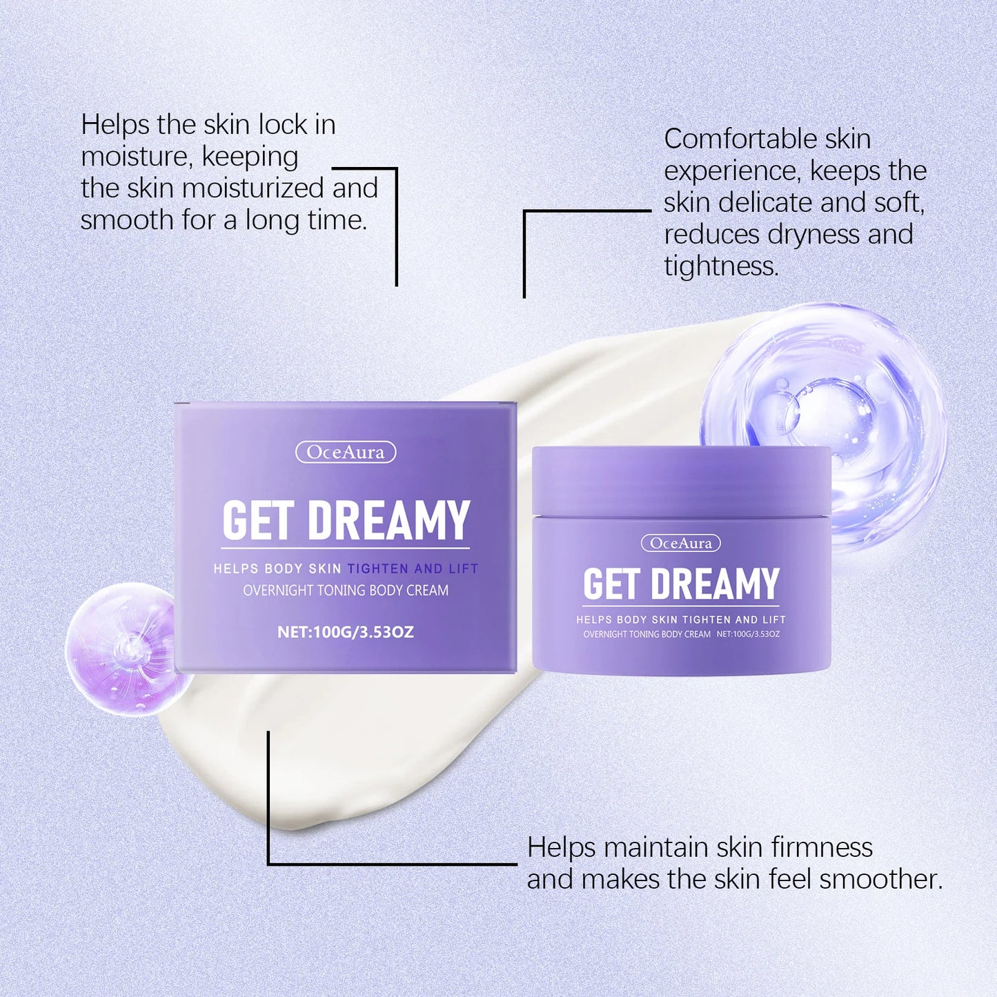 Body Shaping Cream Firming Lifting Moisturizer Skin Improving Sagging Tightens Skin Contours Smooth Massage Body Sculpting Cream