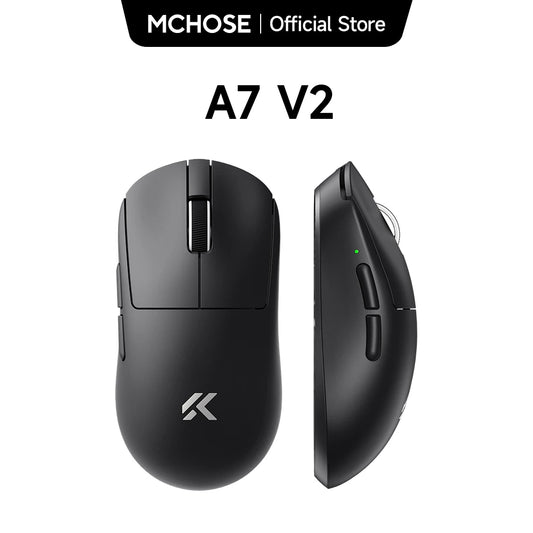 MCHOSE A7 V2 Lightweight Wireless Gaming Mouse Dual 8,000Hz Polling Rate PAW3950 TI Gaming Esports Office Mouse