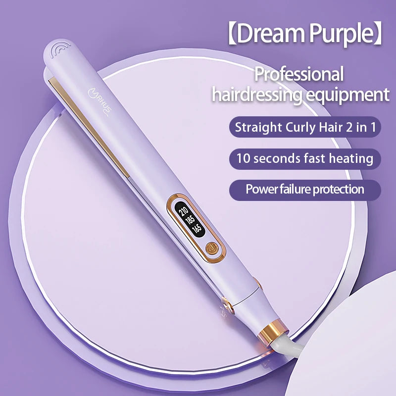 Professional Hair Straightener For Xiaomi Hot Comb Hair Style Tool Fast Heating Hair Iron Curler 2 in 1 Hairdressing Appliance