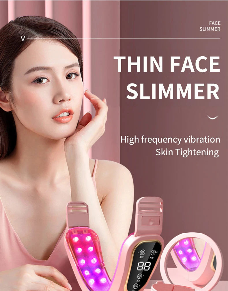 Facial Lifting Massager 12 Gears Electric Facial Massager V-line Face Lifting Slimming Vibration Device Home Use Beauty Tool