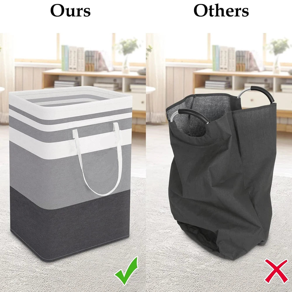 New Waterproof Fabric Laundry Basket Dirty Clothes Basket Sundries Storage Box Foldable Bag Large Capacity Laundry Basket