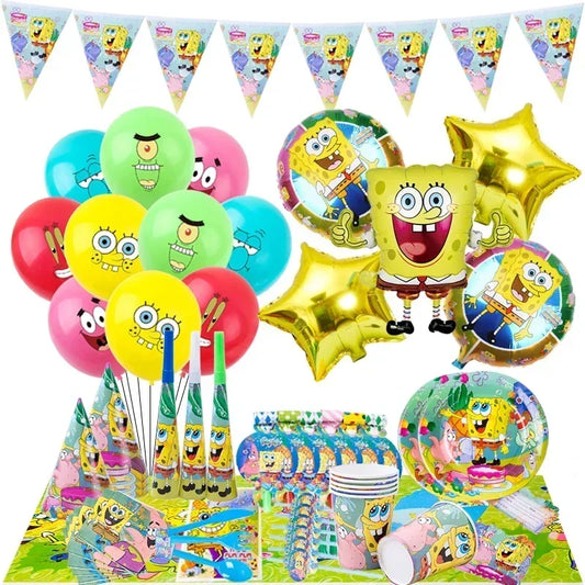 Spongebob Party Supplies and decorations