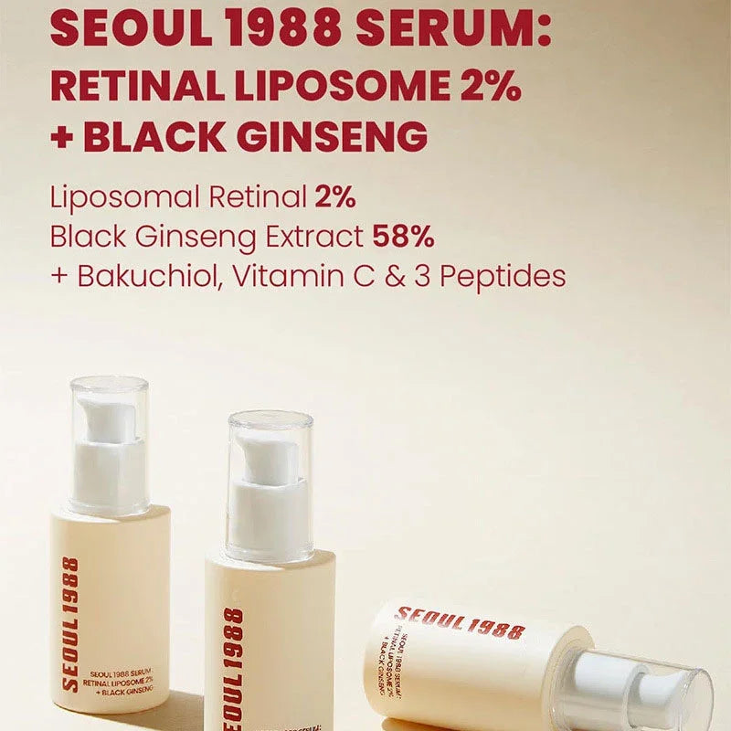 Korean Brand Skin Care Set Seoul 1988 Anti-aging Brightening Eye Cream Sunscreen Anti-wrinkle Essence Rice Cream Essence Water