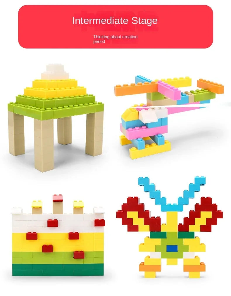 120Pcs Building Blocks Bulk Lot Pack Sorted By Color Bricks Block Plate Toys Small Particles Bulk Compatible Legoeds DIY Kit