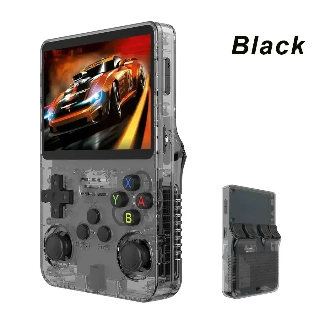 Compact Retro Gaming R36S Handheld Console 35 IPS Screen Linux System 64GB 128GB Internal Storage Thousands of Games