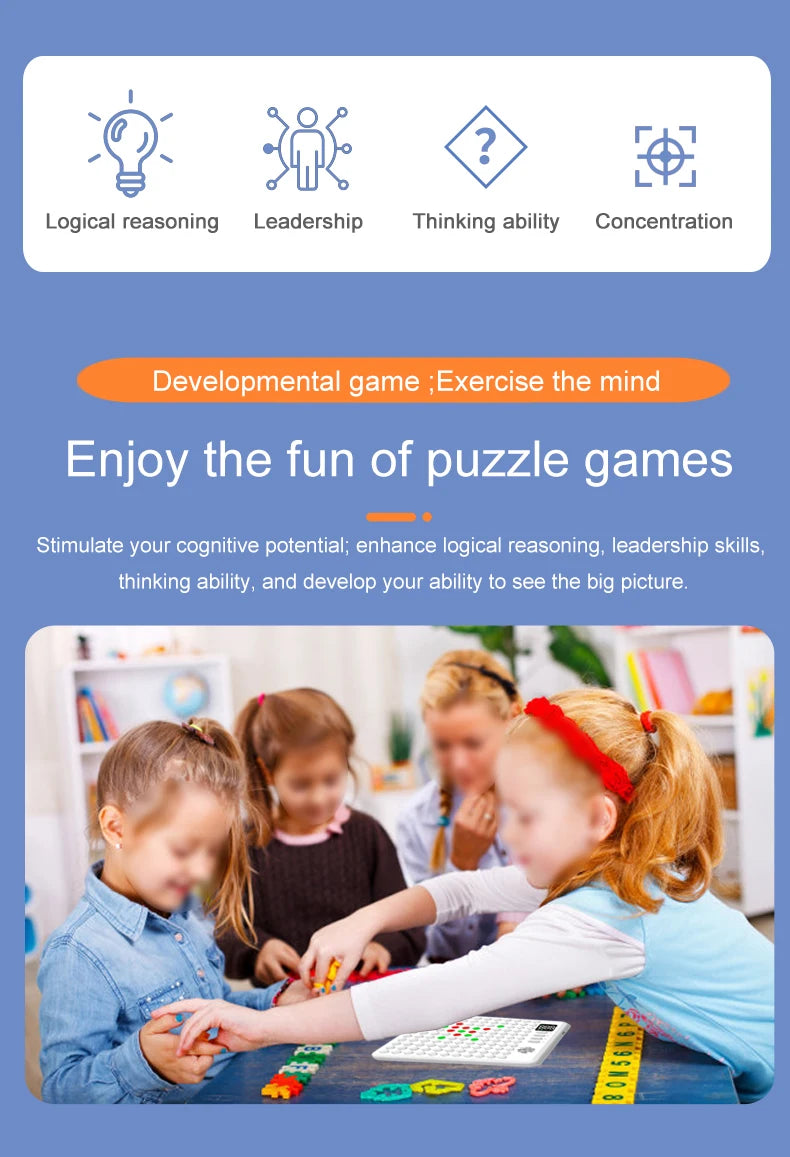 9 in 1 Multifunction Smart Board Game Electronic Chess Backgammon, Go, Tic-Tac-Toe, Whack-a-Mole Combe for Kids Family Tabletop