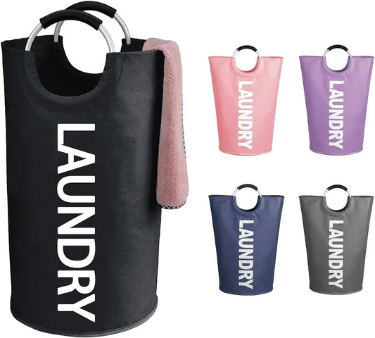 Large-capacity Laundry Storage Basket Dirty Cloting Storage Basket Waterproof Foldable Storage Bag for Bathroom Balcony Storage