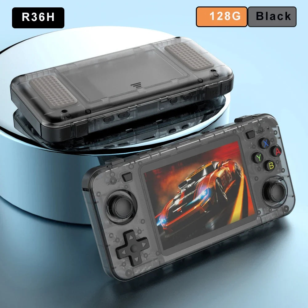 2025 New R36H Retro Handheld Console Open-Source Linux System Classic Game Consoles 3.5 inch IPS Screen Portable Video Player