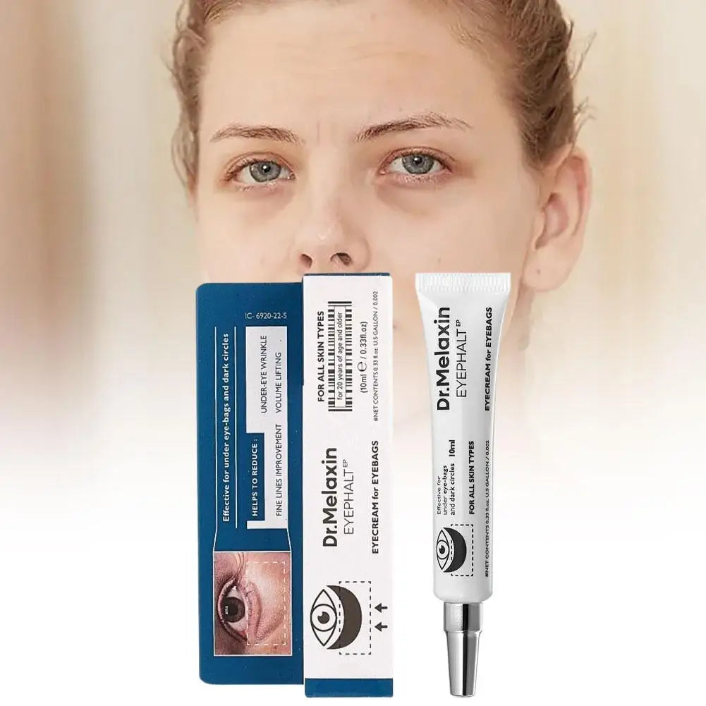 Dr.Melaxin Deeply Hydrating Eye Cream - Lightens Dark Circles Smooths Under-Eye Area Firms Lifts Suits Women Skin Care