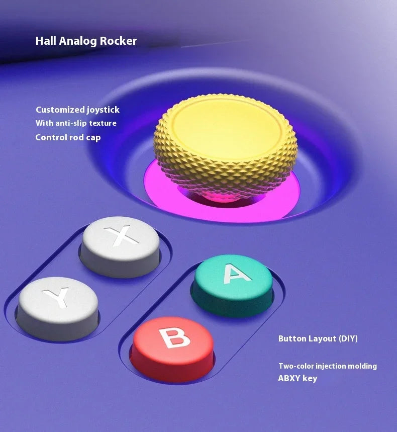 Retroid Pocket Flip2 Game Console 1080p Folding Game Console AMOLED 500Nits 5.5" Screen 5000mAh Handheld Game Machine Custom