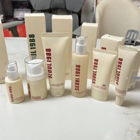 Seoul 1988 Korean Skin Care Set Snail Mucin Eye Contour Care Vitamin C Retinol Dark Circles Removal Seoul 1988 Korean Cosmetics