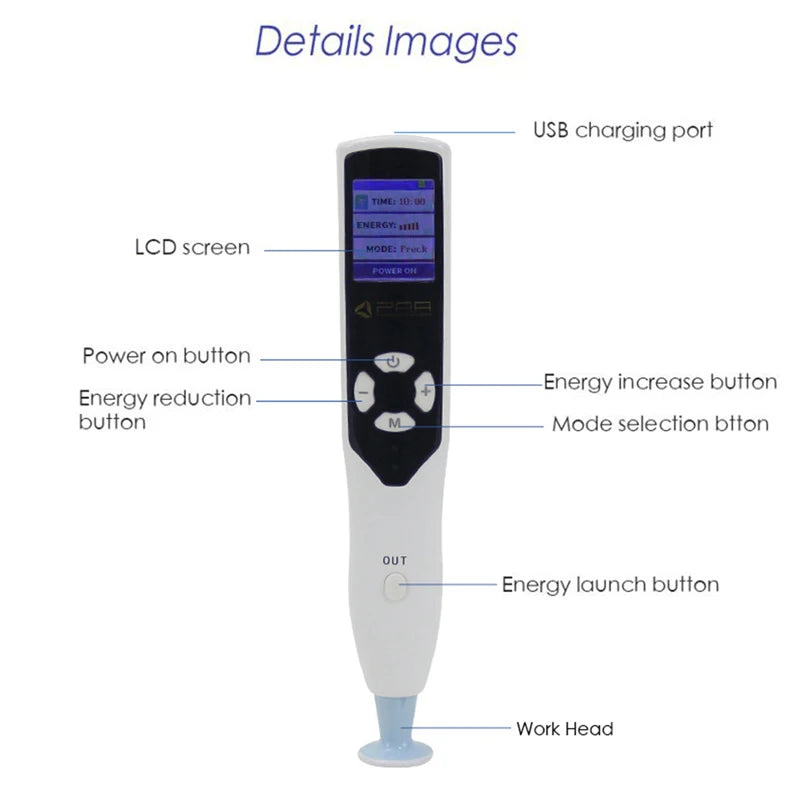 Fibroblast Original Plamax Cold Plasma Wireless Skin Tightly Acne Treatment Dark Age Skin Tag Blemish Removal Beauty Tools