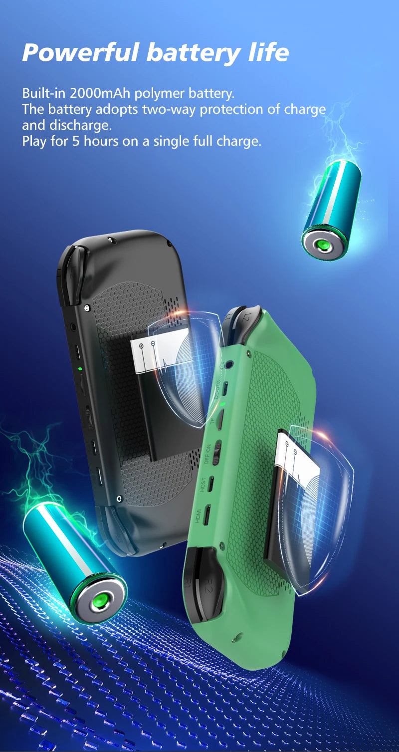 R43S Retro Handheld Video Game Console Open Source Linux System 4.3Inch IPS Screen Portable Pocket Video Player Gaming Machine