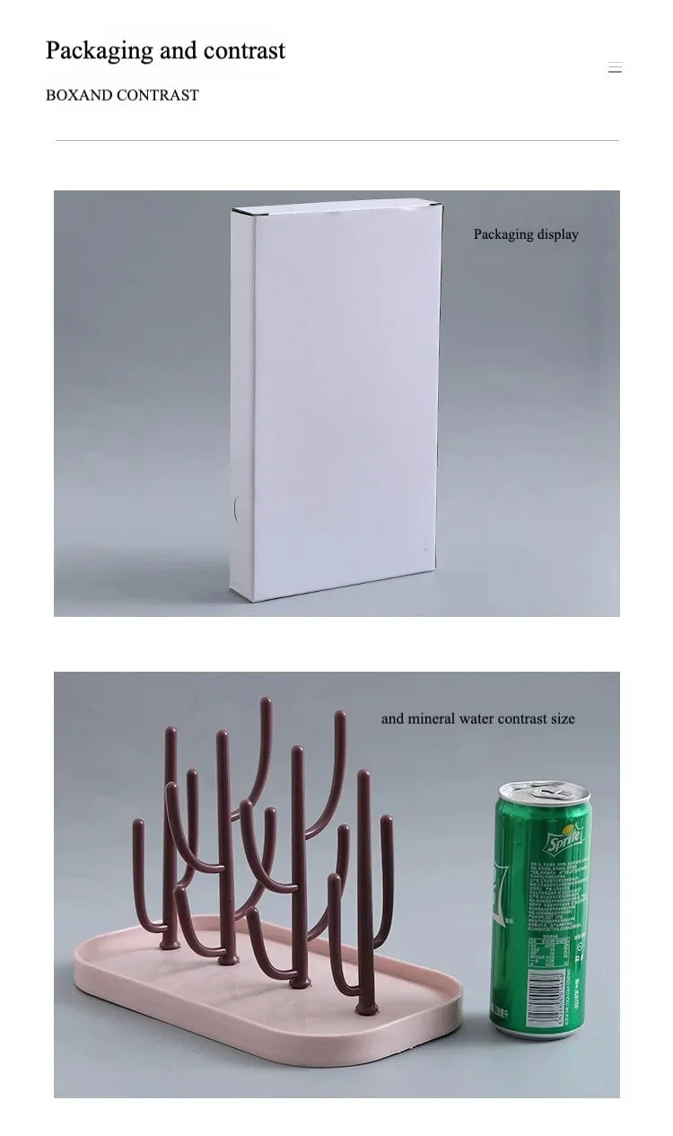 Dust-Free Bottle Shelf Drying Rack Multifunctional Folding Draining Pacifier Pacifier Filter Water Shelf Storage Box Storage Box