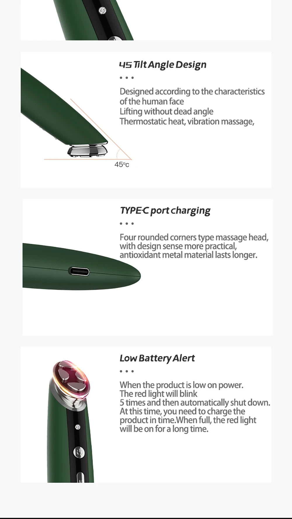 HIFU New Instrument Anti-Wrinkle Lift Tightening Photon Therapy Facial Massager Beauty Device Skin Care Beauty Tools Eye Massage