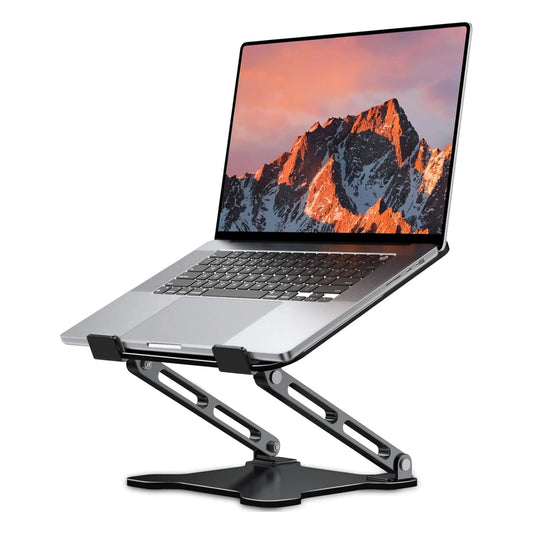 DT-02B Phone Tablet Stand Adjustable Aluminum Alloy laptop Tablet up to 17 "Laptop Portable Folding stand Cooling stand support