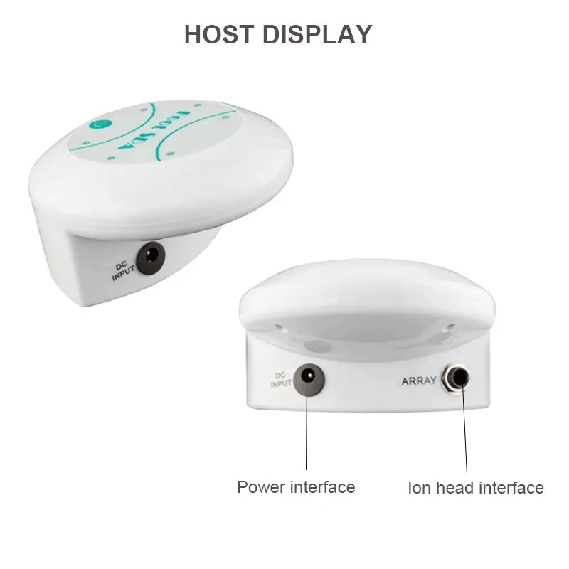 Ionic Detox Foot Bath Massage Machine with Basin Electric Foot Spa Bath Massager Deep Tissue Clean Vibrant Vibration Care Arrays