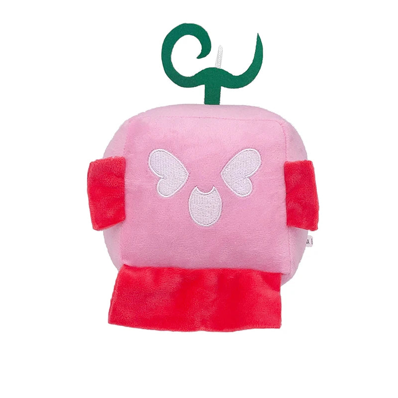 15cm Blox Fruits Plush Toys Anime Bloxfruits Devil Fruit Leopard Pattern Box Plush Pillow Soft Stuffed Toy Doll Children Gifts