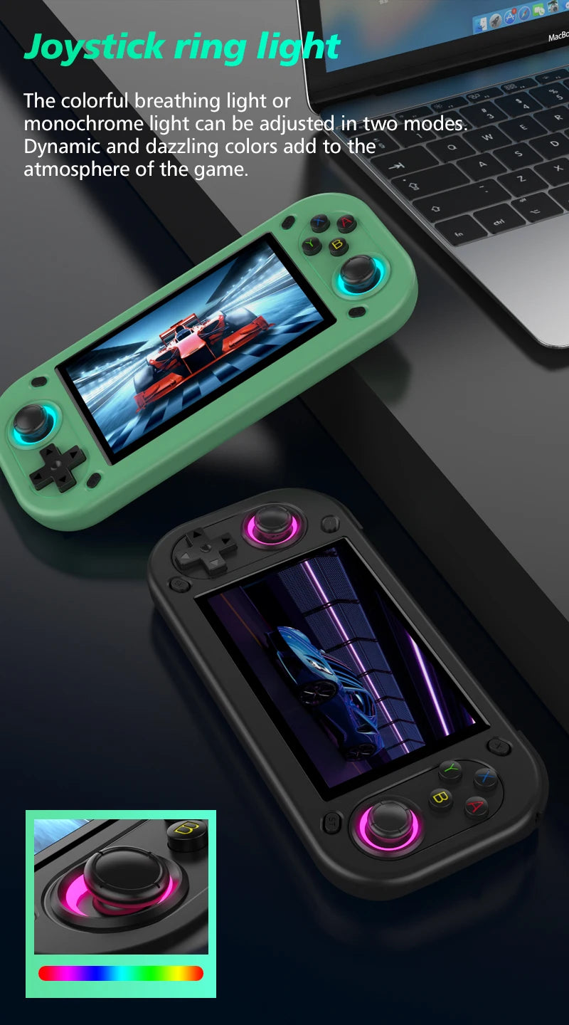 R43S Retro Handheld Video Game Console Open Source Linux System 4.3Inch IPS Screen Portable Pocket Video Player Gaming Machine