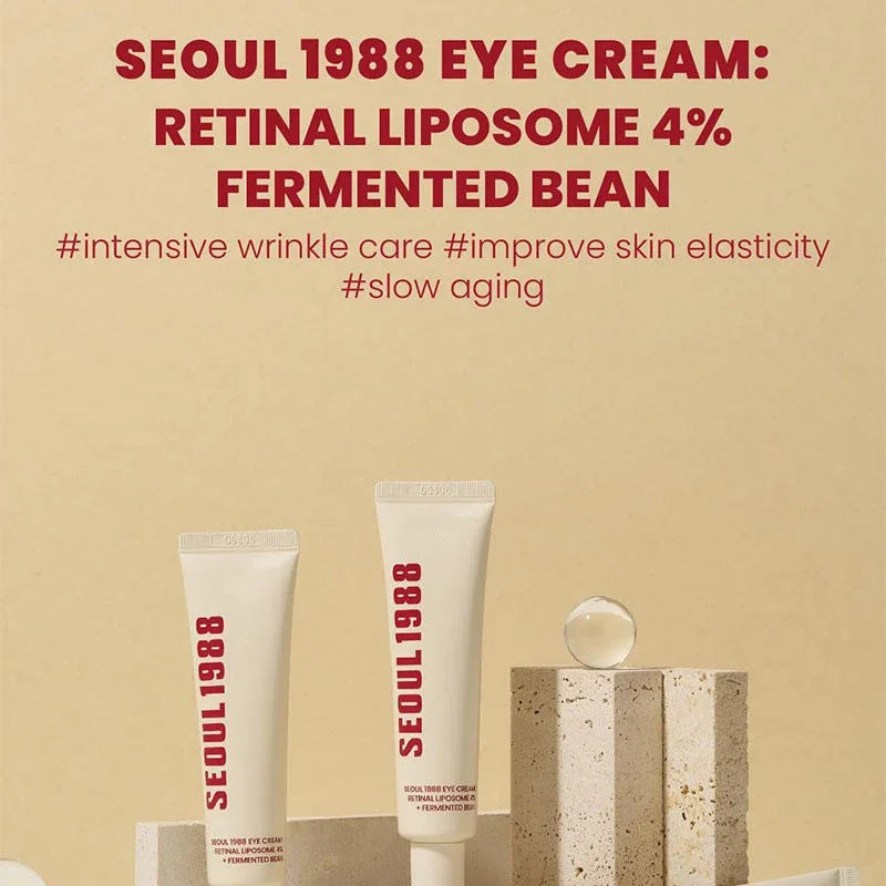 Korean Brand Skin Care Set Seoul 1988 Anti-aging Brightening Eye Cream Sunscreen Anti-wrinkle Essence Rice Cream Essence Water