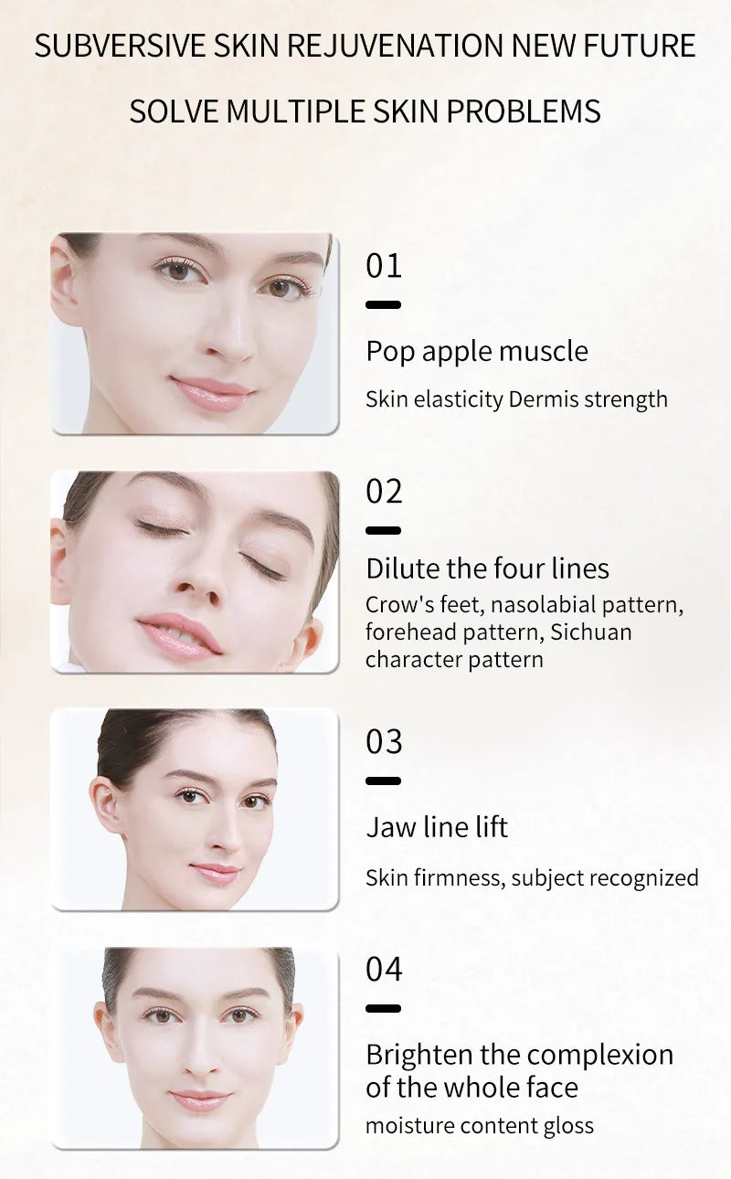 New 7D Mini Hifu Ultrasonic Face Lifting Massager Wrinkle Removal Anti-Aging Skin Tightening Eye Care Beauty Device For Home SPA