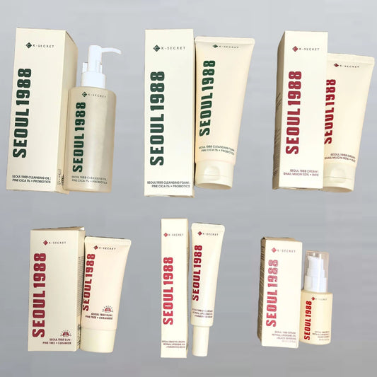 Korean Seoul 1988 Serum Retinol Black Ginseng Essence ,Facial Essence Eye Cream, Anti Aging Moisturizing Snail Cream Skin Care