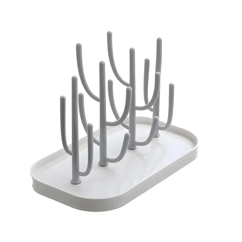 Dust-Free Bottle Shelf Drying Rack Multifunctional Folding Draining Pacifier Pacifier Filter Water Shelf Storage Box Storage Box