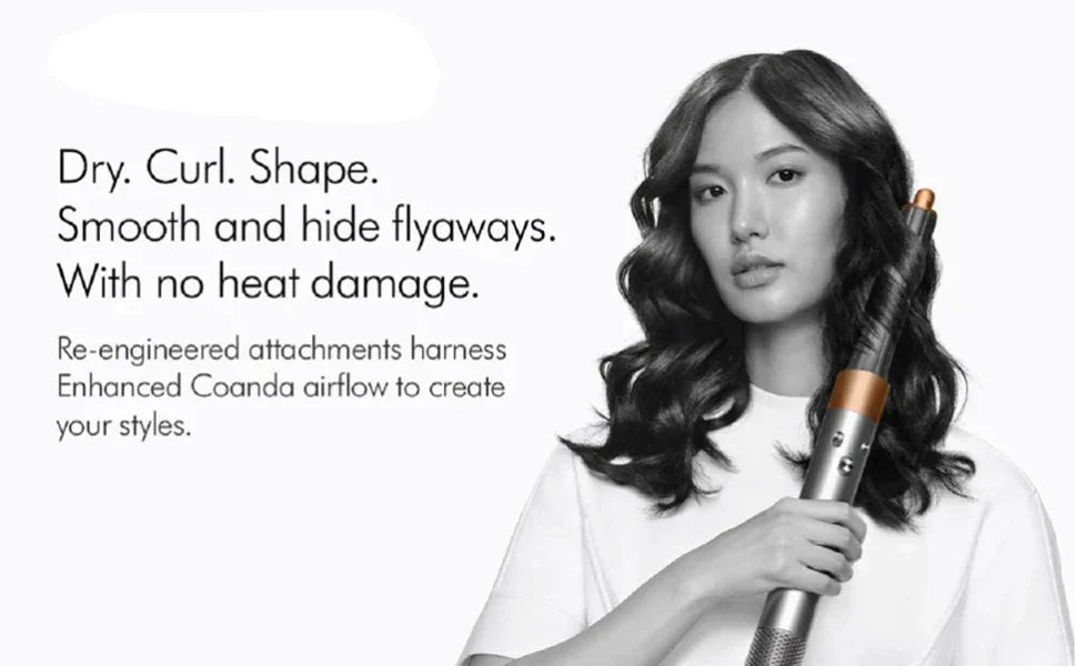 Curling Iron Wearing Hair Dryer Hot Comb Air Professional Curling Iron Hair Straightener Spazzola Capelli 다이슨 HS05 Cepillo