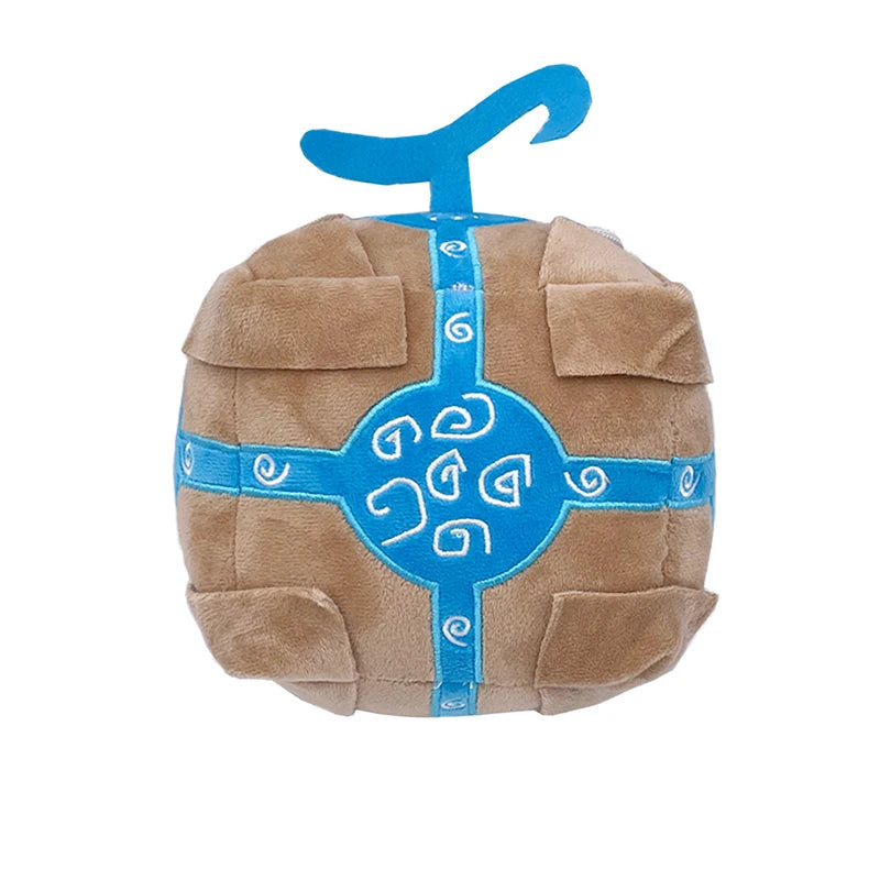 15cm Blox Fruits Plush Toys Anime Bloxfruits Devil Fruit Leopard Pattern Box Plush Pillow Soft Stuffed Toy Doll Children Gifts