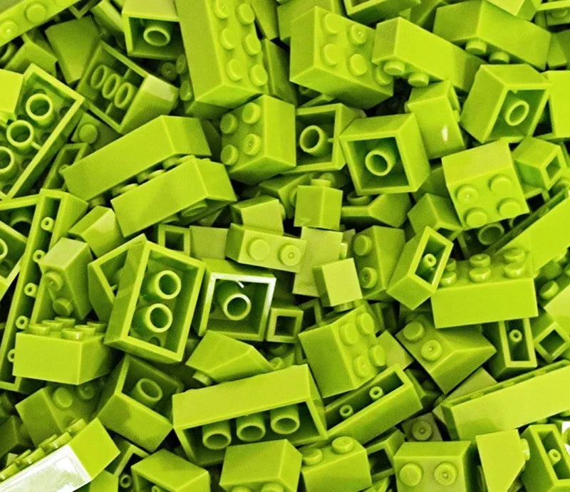 120Pcs Building Blocks Bulk Lot Pack Sorted By Color Bricks Block Plate Toys Small Particles Bulk Compatible Legoeds DIY Kit