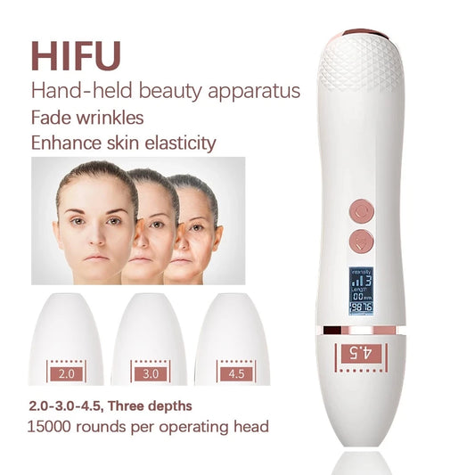 New 7D Mini Hifu Ultrasonic Face Lifting Massager Wrinkle Removal Anti-Aging Skin Tightening Eye Care Beauty Device For Home SPA