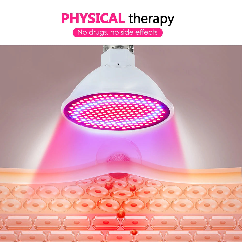 LED Red Light Photon Therapy Face Mask Beauty Instrument Facial SPA Acne Wrinkle Removal Skin Rejuvenation Anti Age Device