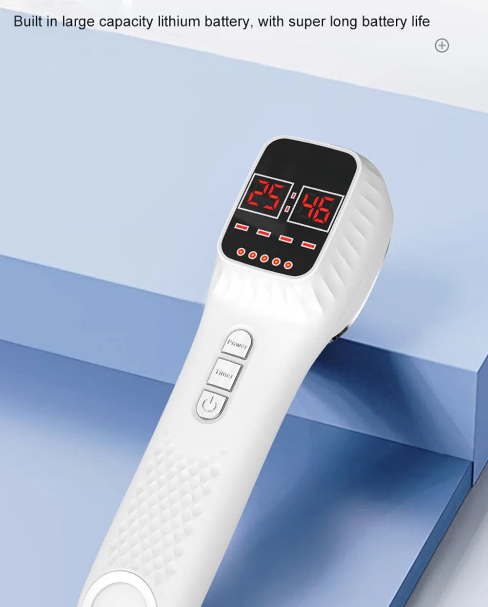 New Handheld Facial Body Red Light LED Laser Therapy Beauty Device Anti Aging Wrinkle Acne Rejuvenation Skin Tighten whitening