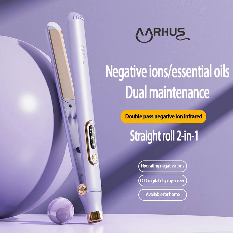 Professional Hair Straightener For Xiaomi Hot Comb Hair Style Tool Fast Heating Hair Iron Curler 2 in 1 Hairdressing Appliance