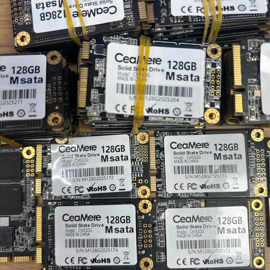CeaMere 2 5 10 20PCS Factory wholesale Msata size 51mm*30mm Computer Hard Hard Drive 128GB 256GB 512GB 1TB Solid-State Hard Disk