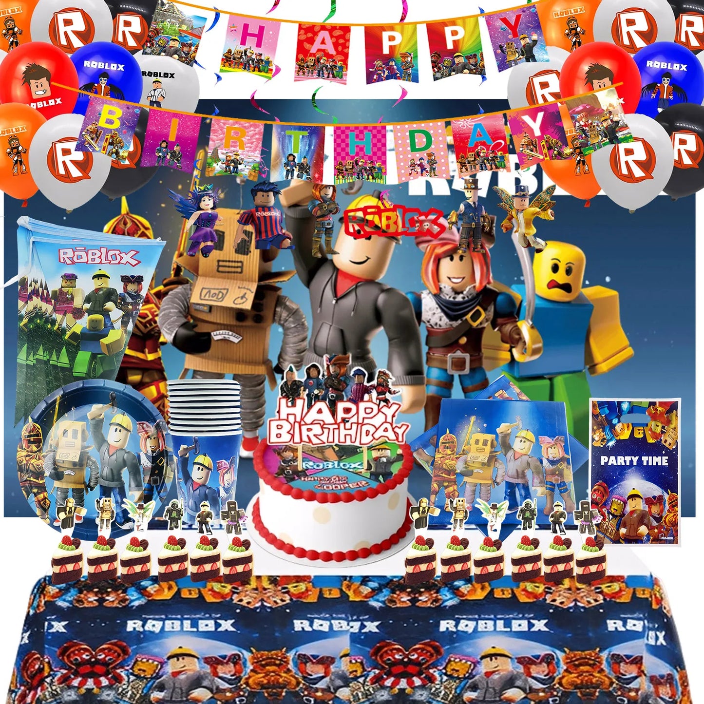 Roblox Birthday Party Supplies and Decorations