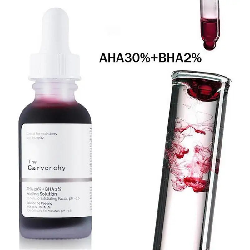 The Ordinary AHA 30% + BHA 2% Exfoliating Essence exfoliates, moisturizes, and improves skin texture. Korean skincare