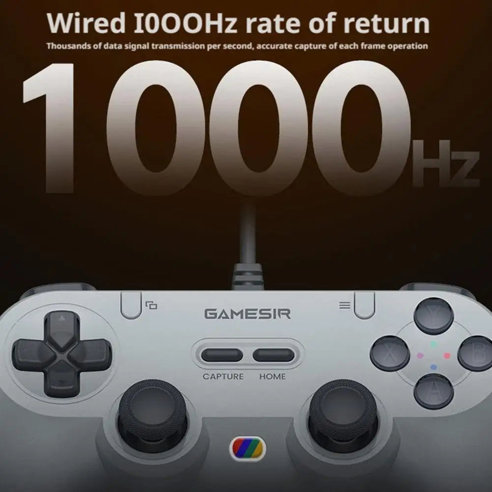 Wired Gaming Controller For GameSir T3 Lite For PC/Steam/Switch Lightweight Gamepad Hall Joystick Game Accessoy