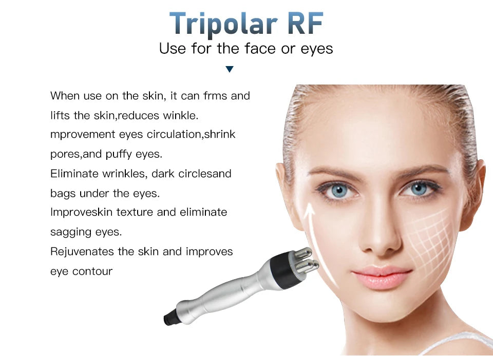 4IN1 Vacuum 40K Body Cavitation Massager Facial Radiofrequency Freckles Removal Fat Burner Cellulite Massager Skin Beauty Device