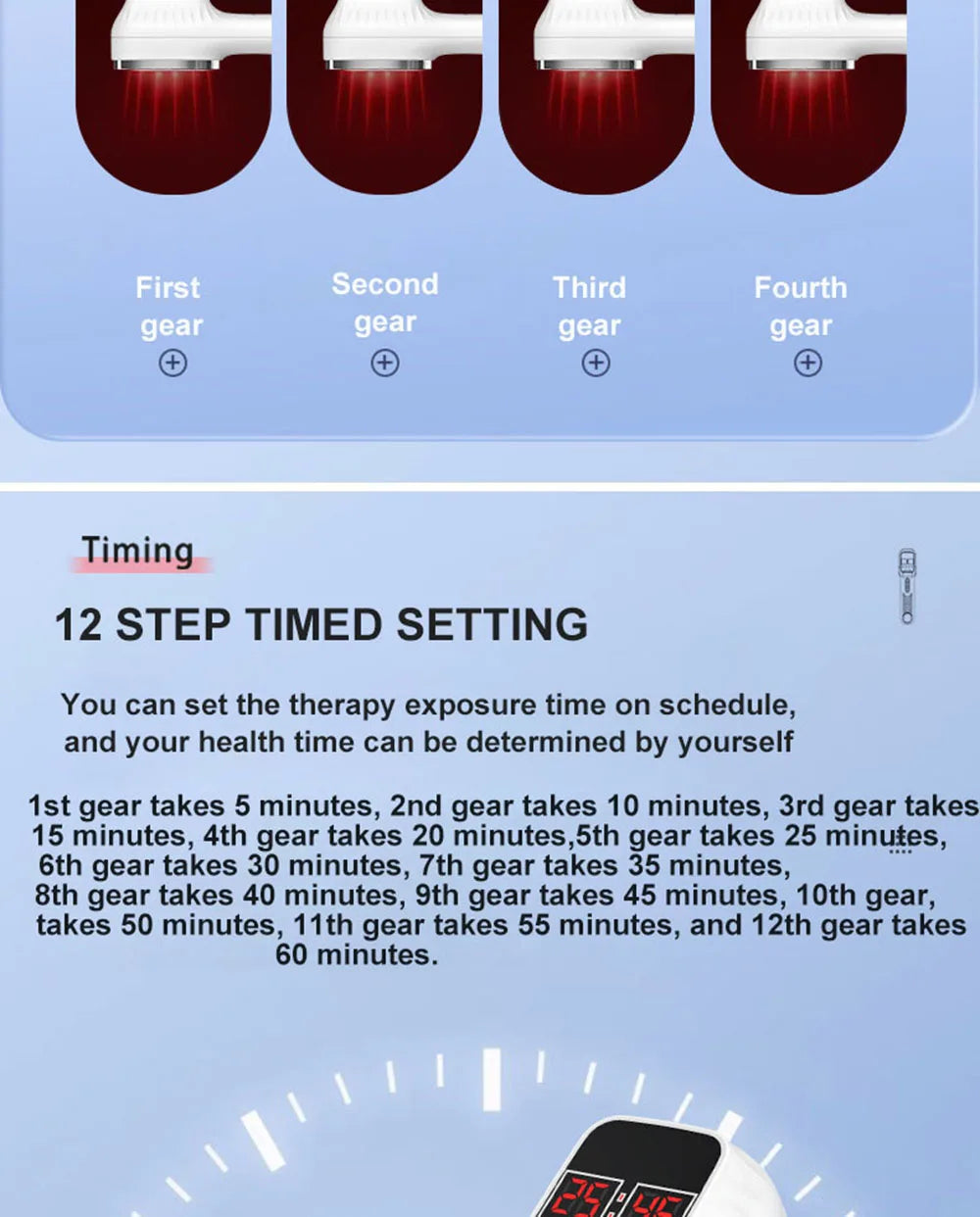 New Handheld Facial Body Red Light LED Laser Therapy Beauty Device Anti Aging Wrinkle Acne Rejuvenation Skin Tighten whitening