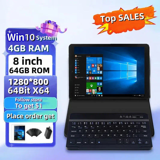 8 Inch 8GB DDR3 RAM 128GB ROM TC1 Windows 10 Tablet PC Z8350 1.33GHz 1920*1200 IPS Screen WIFI Quad Core Dual Cameras